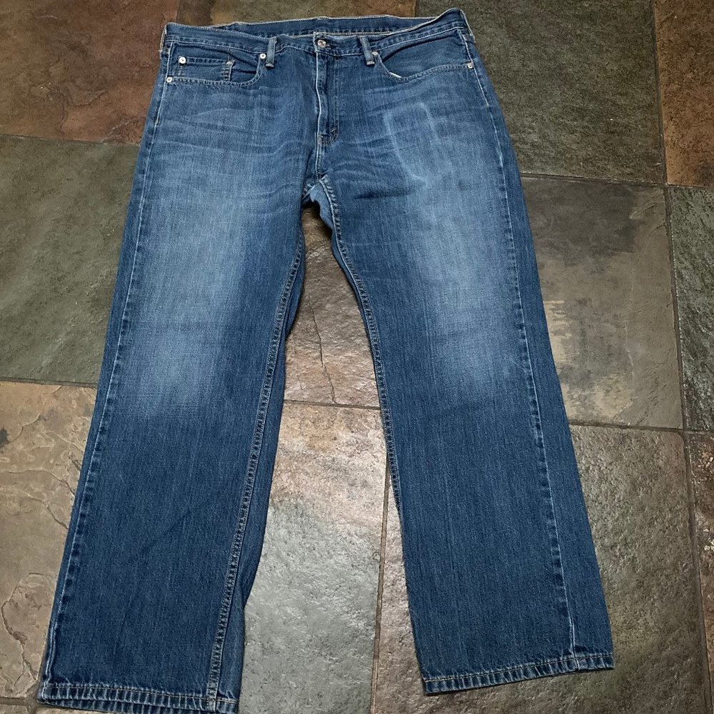 Levi's  #559 Size 38 x 31" Distressed jeans